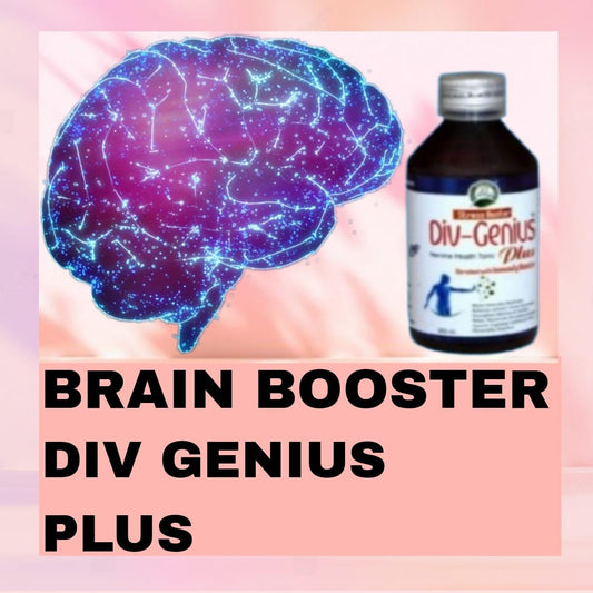 Div-Genius Plus Brain Health & Immunity Tonic – Sugar-Free Herbal Syrup, 200 ml